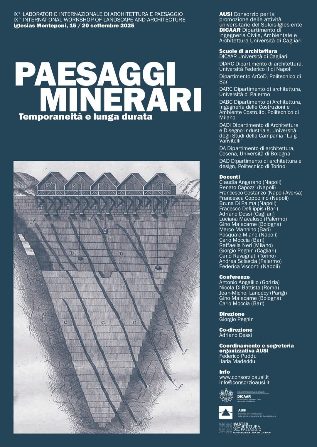 Visualizza la notizia: IX° LABORATORIO INTERNAZIONALE DI ARCHITETTURA E PAESAGGIO "PAESAGGI MINERARI"