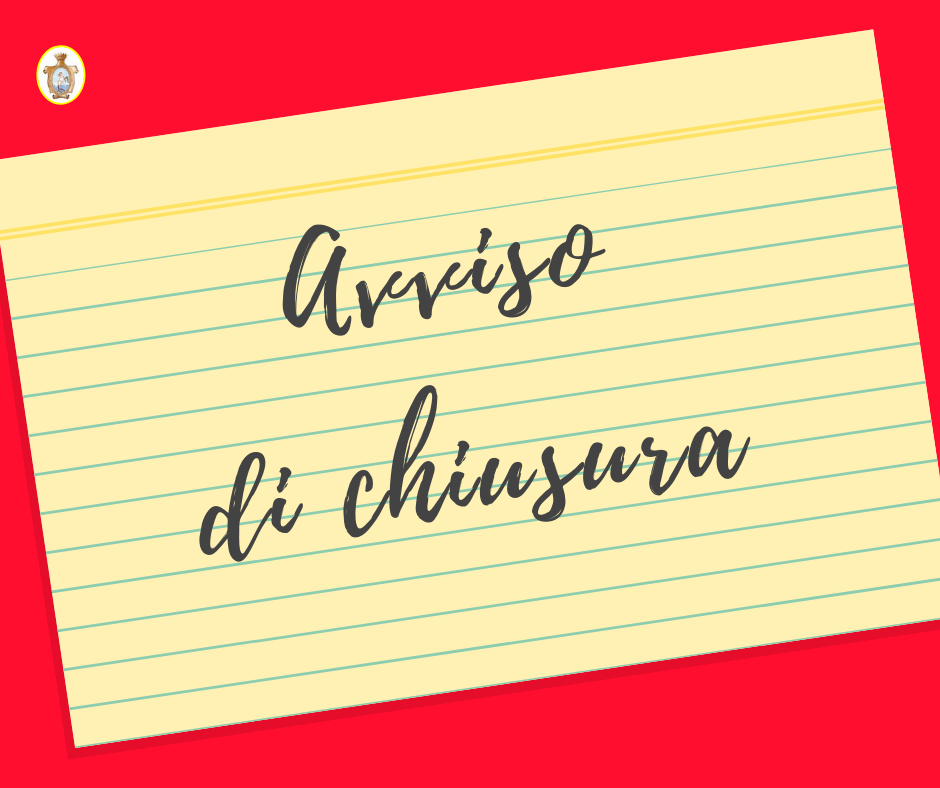 Visualizza la notizia: CHIUSURA UFFICI E LABORATORI